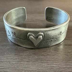 Lisa Leonard Pewter Let Love Grow Cuff